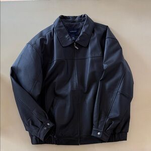 Harbor Bay Men's Dark Navy Bomber Jacket
